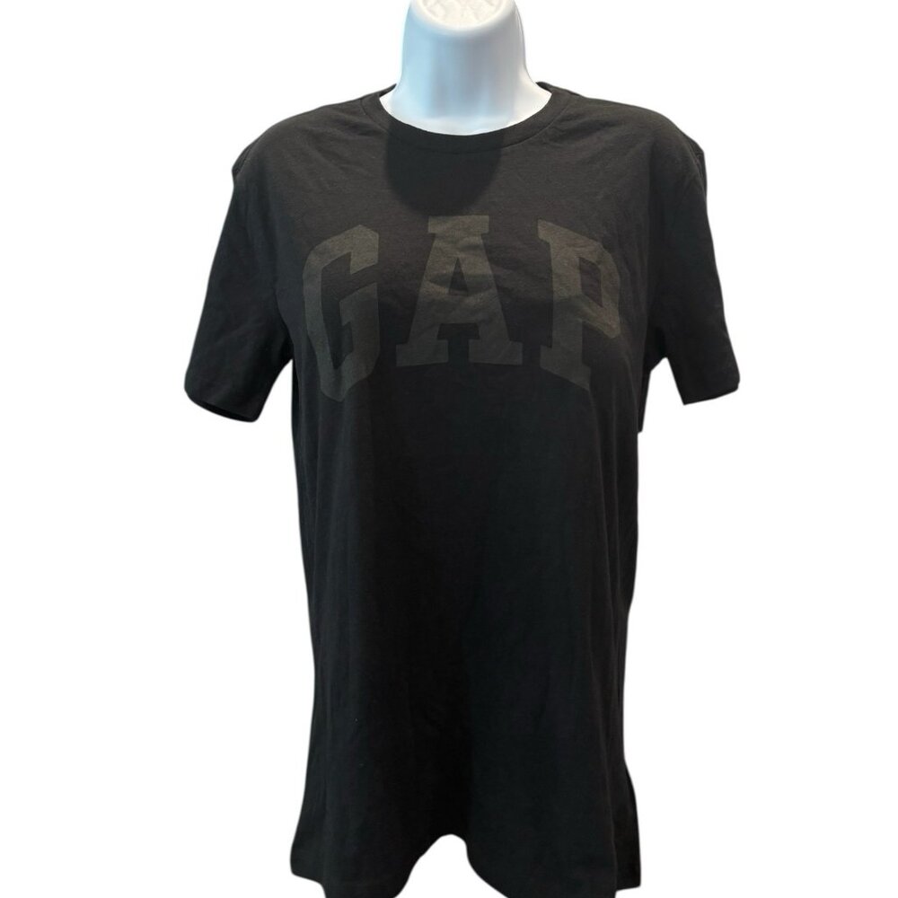 GAP Women’s Logo T-Shirt Black NWT XS‎